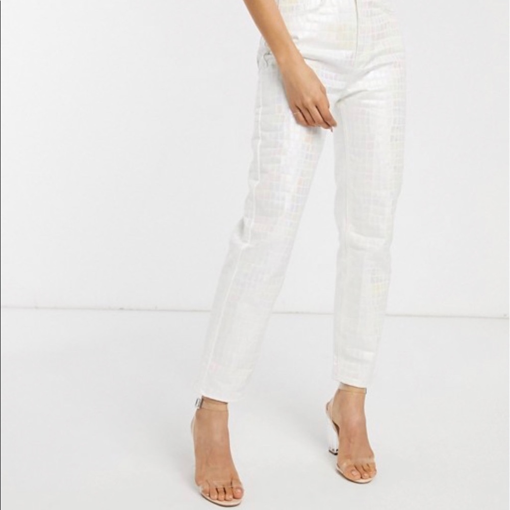 MAJOR ISO iridescent croc pants size 29/30/31 - Picture 2 of 3